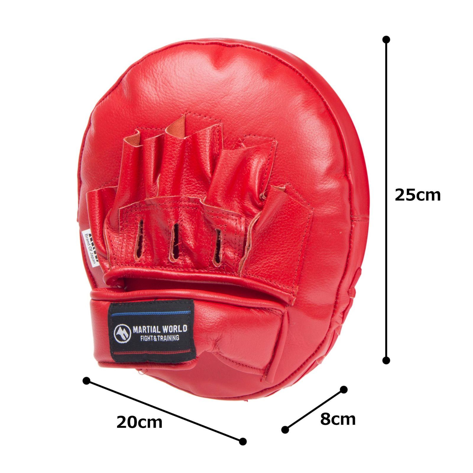 人気商品 マーシャルワールド MARTIAL WORLD マルチパンチングミット PM68-RD 赤黒 縦25×横20×厚さ8cm