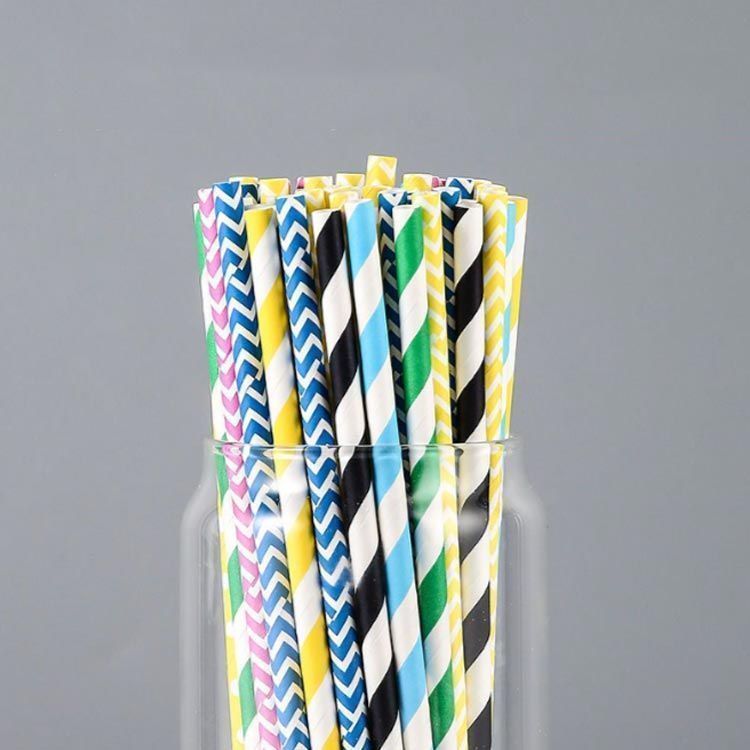 200本 ストロー 20柄 環境保護 パーティー パーティー用品 エコ 使い捨て 使い切り 家庭用 業務用 紙ストロー カフェ かわいい おしゃれ 雑貨 20 cm パーティパートナー ペーパ cjfj 142630