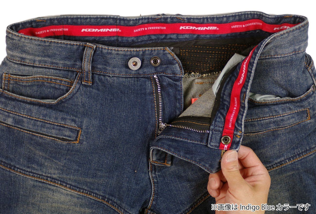 コミネ KOMINE バイク スーパーフィットKV デニム ジーンズ ジーパン パンツ プロテクター Black WL レディース 07-718 PK-718
