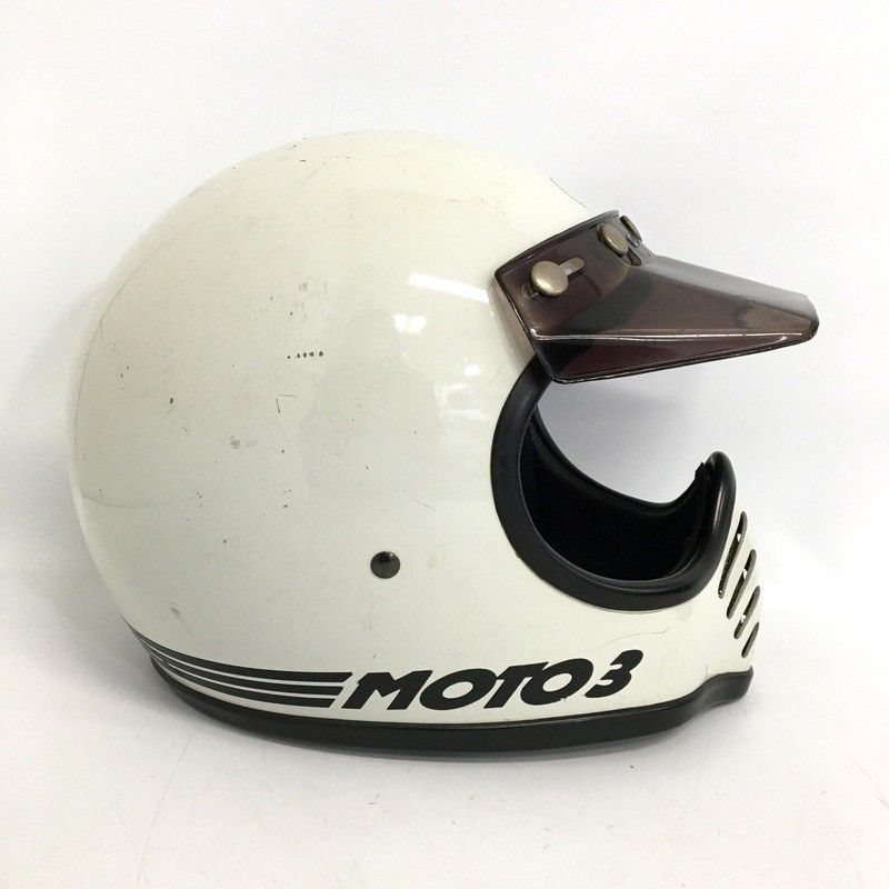 BELL MOTO3 1980年初期型 オフロードヘルメット ビンテージ 除菌消臭済