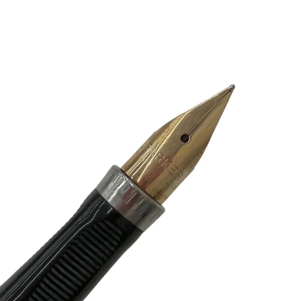 PARKER パーカー 万年筆 スターリングシルバー ペン先14K - ☆もったい ...