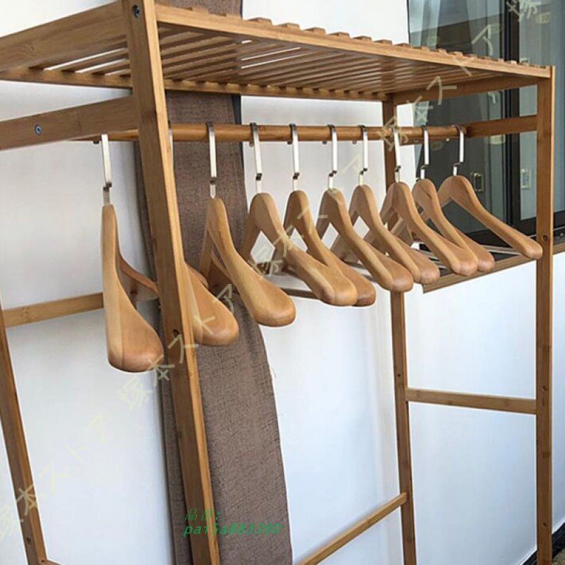 木製ハンガー 収納 30本組 ハンガー 跡がつかないハンガー 天然の美しい木目 ずり落ち防止 ワードローブ用 跡つかない 洋服 頑丈なハンガー 木 超強い荷重 pai5a883390