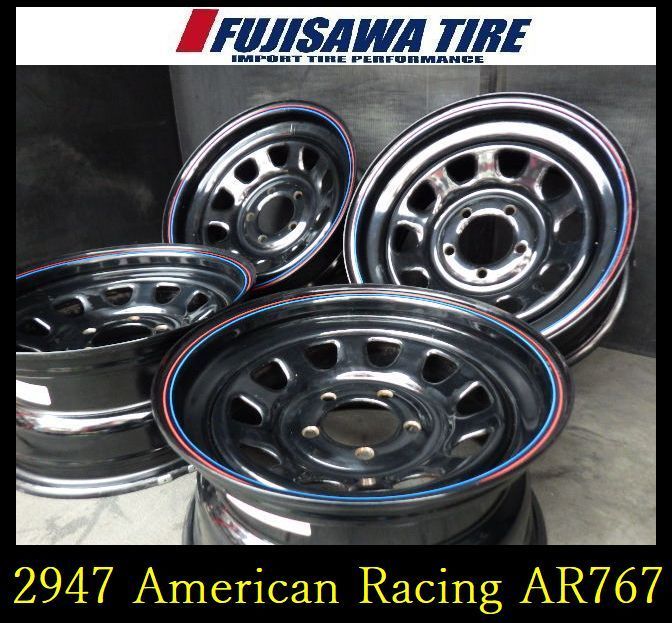 2947 A▲送料無料▲American Racing AR767 鉄ホイール▲15x7.0J 5穴 PCD114.3 4▲4本