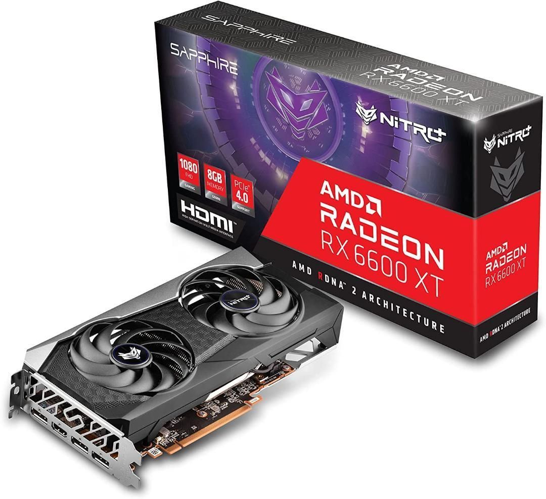 グラフィックスボードNITRO+ Radeon RX 6600 XT - メルカリ