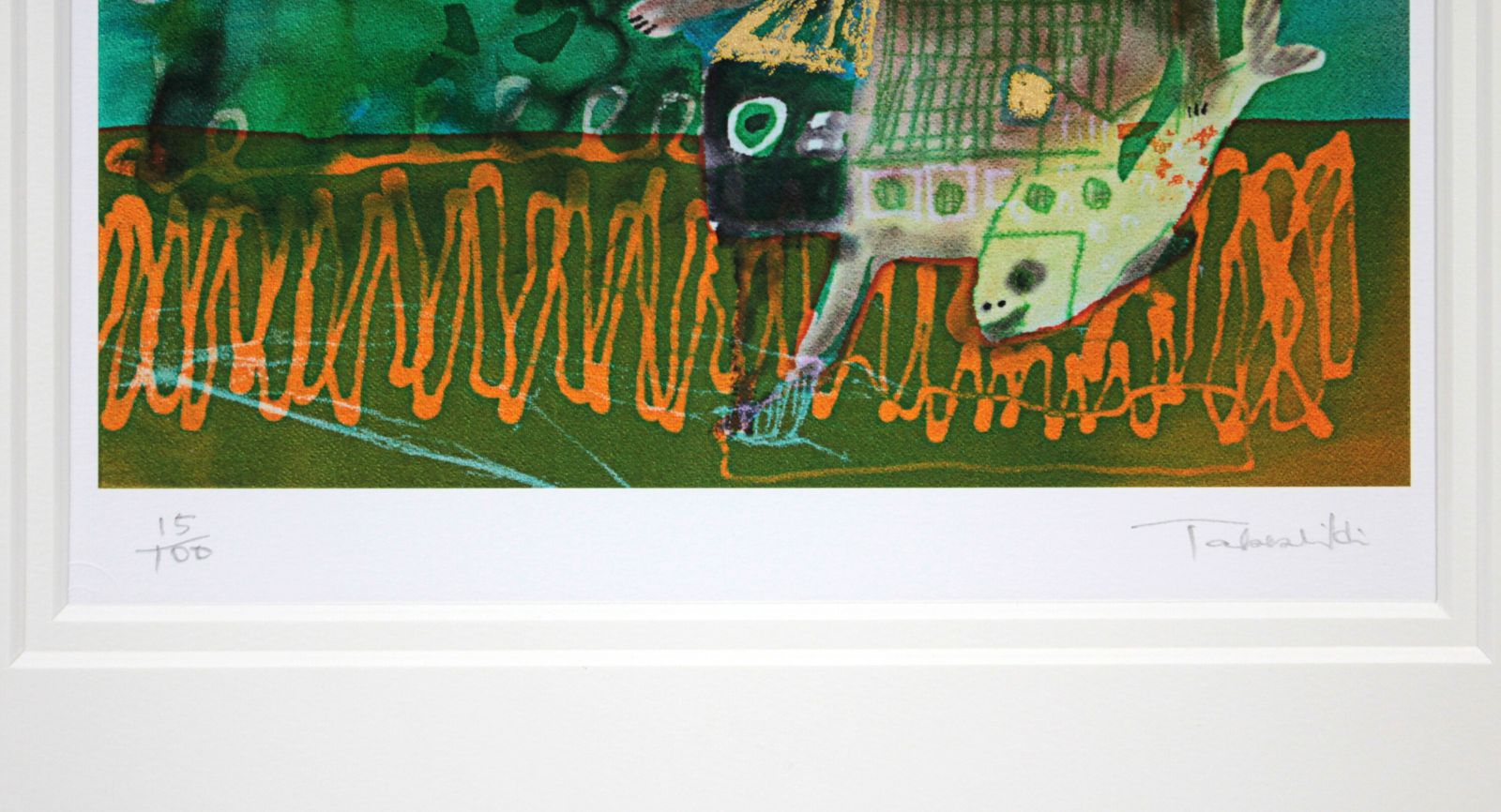 平島毅 「green bear」 ジクレー 絵画 平島毅 「green bear」 ジクレー 絵画の通販 by 北海道画廊｜ラクマ