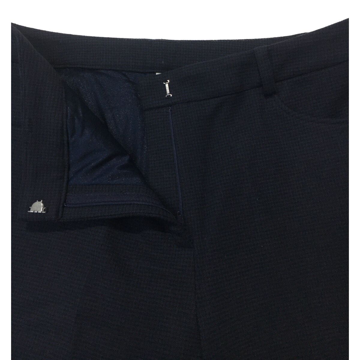 レディース ランバンスポール LANVIN SPORT パンツ 42(LL) 紺×黒