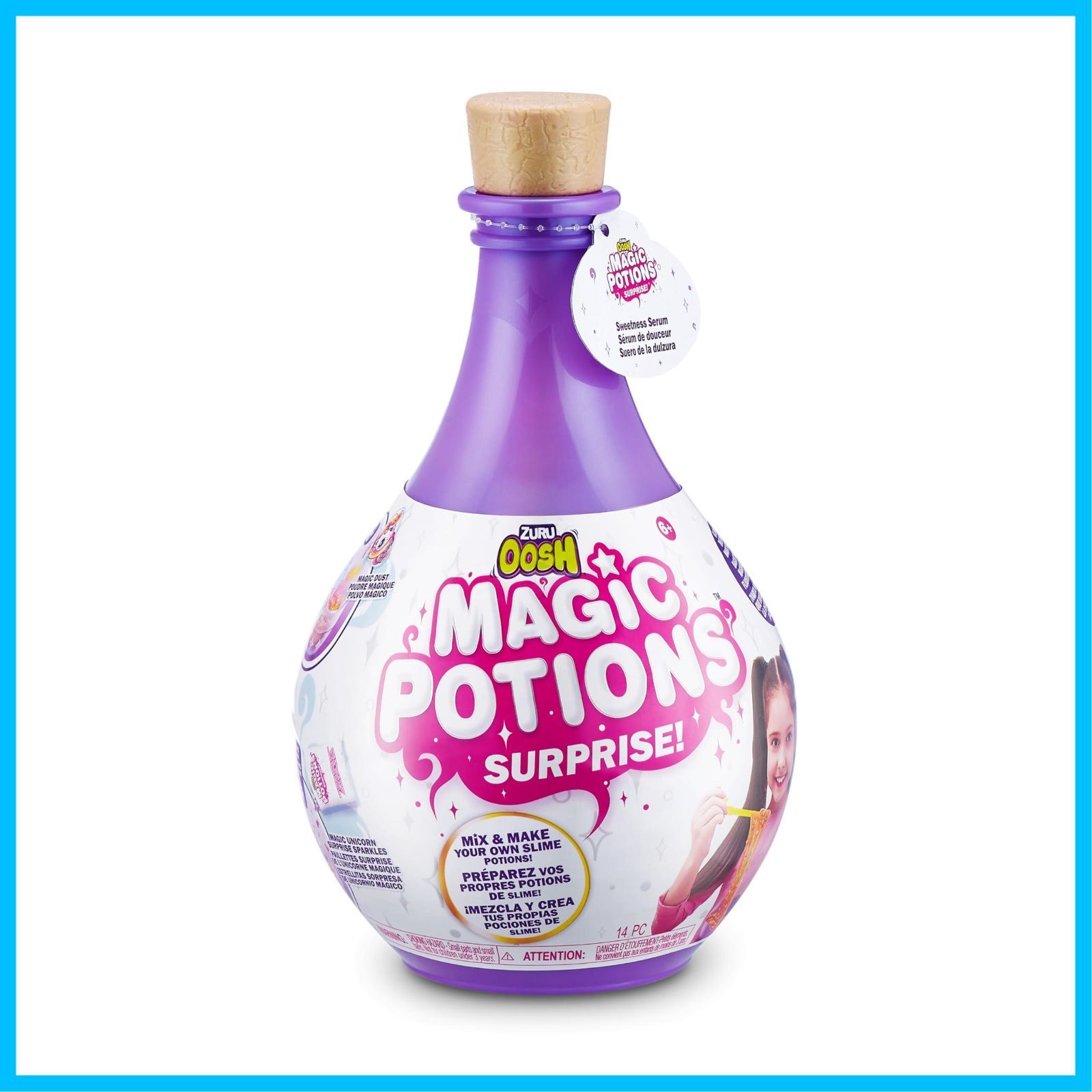 【人気商品】Zuru Oosh Slime Potions Lab スライム ポーションズ ラボ Surprise DIY Slime Kit Purple スライムキット
