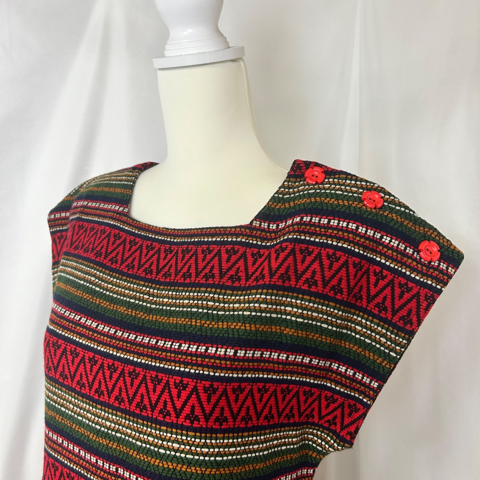 極美品】Maconis size F ロングワンピース 半袖 総柄 - メルカリ