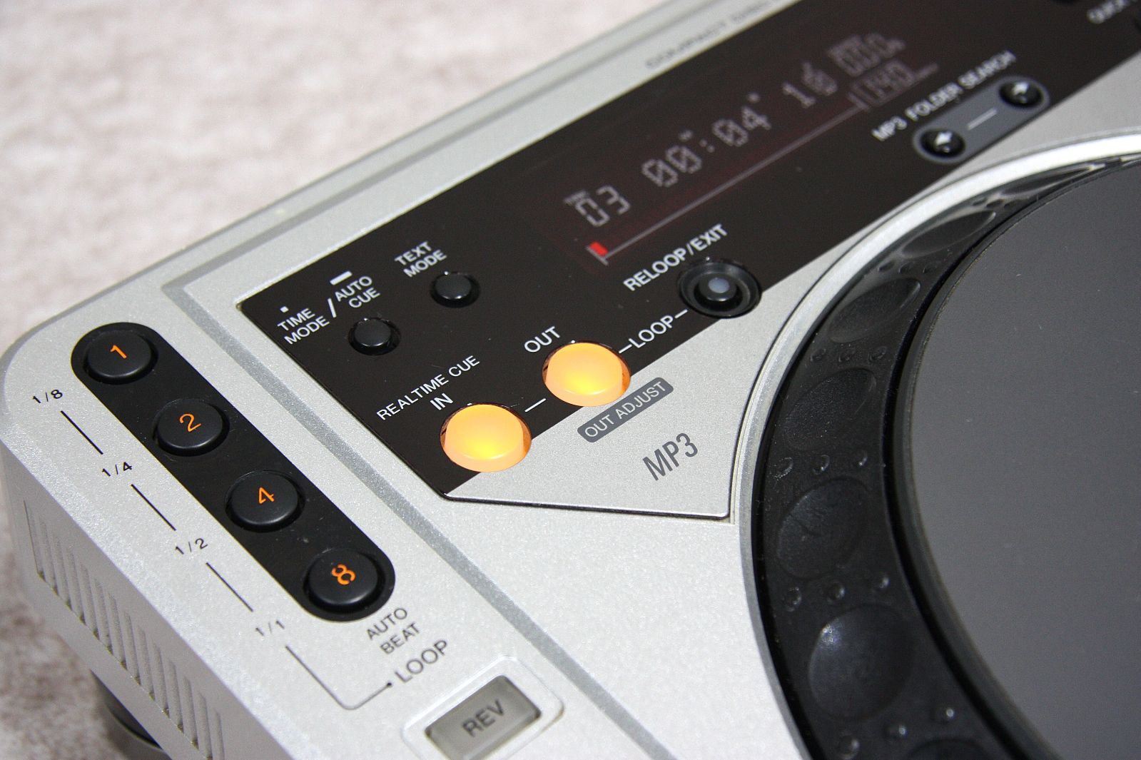 PIONEERコンパクトディスクプレーヤーCDJ-800MK2 MP3対応
