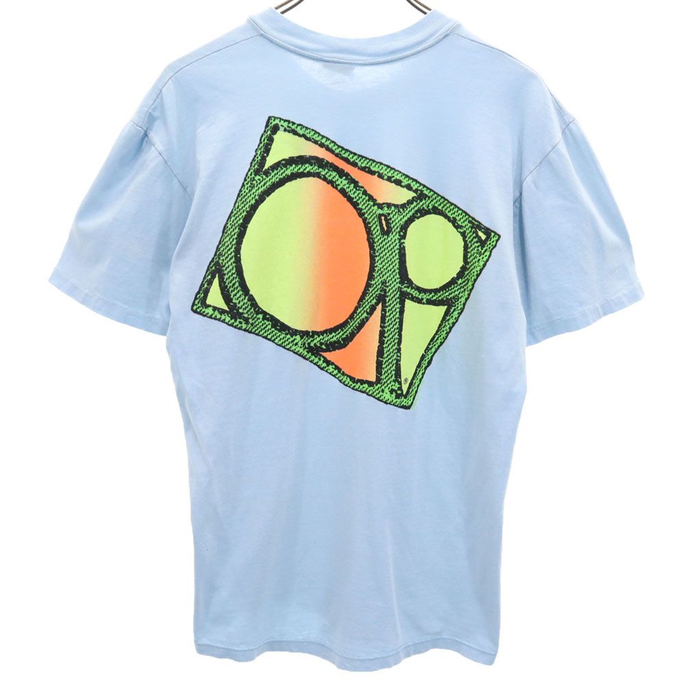 オーシャンパシフィック 80s USA製 バックロゴ 半袖 シングルステッチ Tシャツ L oceanpacific サーフ オールド ヴィンテージ メンズ オーシャンパシフィック 80s USA製 バックロゴ 半袖 シングルステッチ