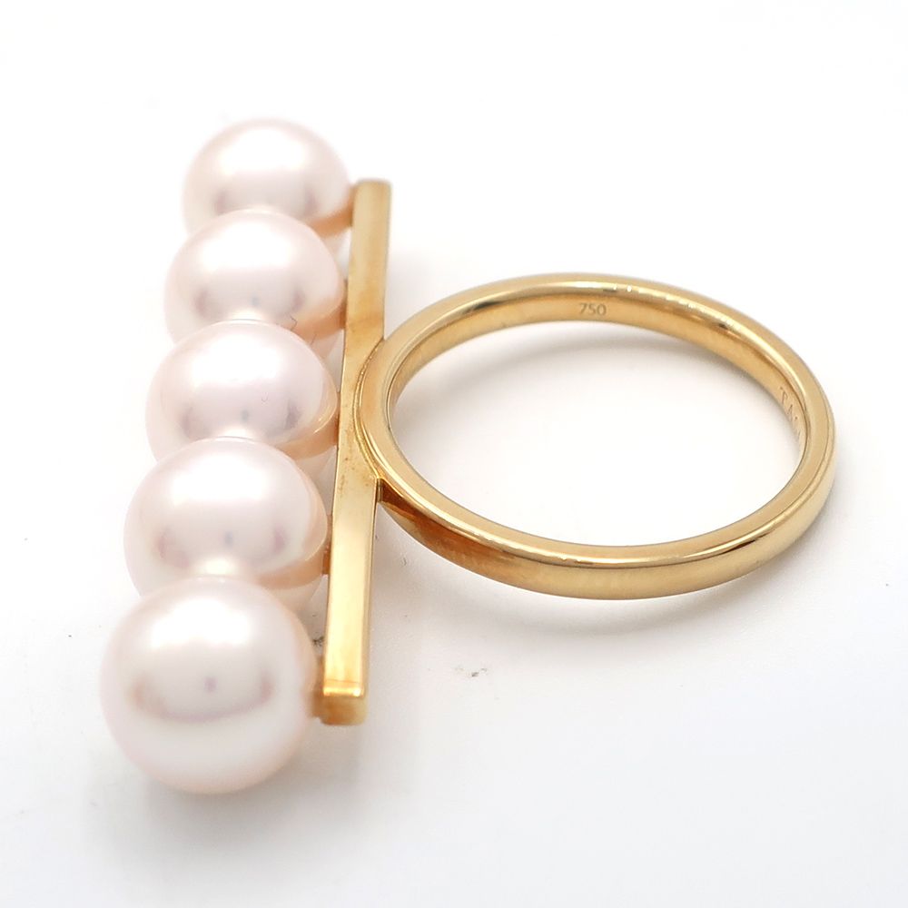 TASAKI 田崎K18 バランスシグネチャーリングモチーフ ペンダントトップ TASAKI 田崎K18 バランスシグネチャーリングモチーフ ペンダント