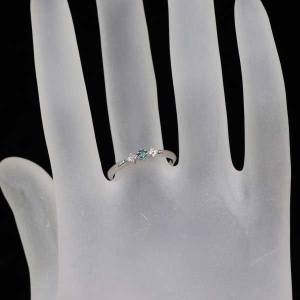 Pt900 アレキサンドライト1.710ct ダイヤ0.530ct リング Pt900 6.5g アレキサンドライト 0.35ct ダイヤ0.35ct 指輪