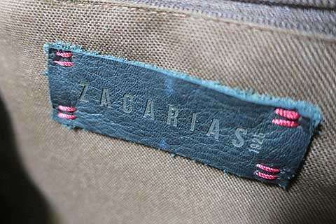 中古】ZACARIAS1925 ザカリアス バッグ リュック 籐 レザー ベージュ  