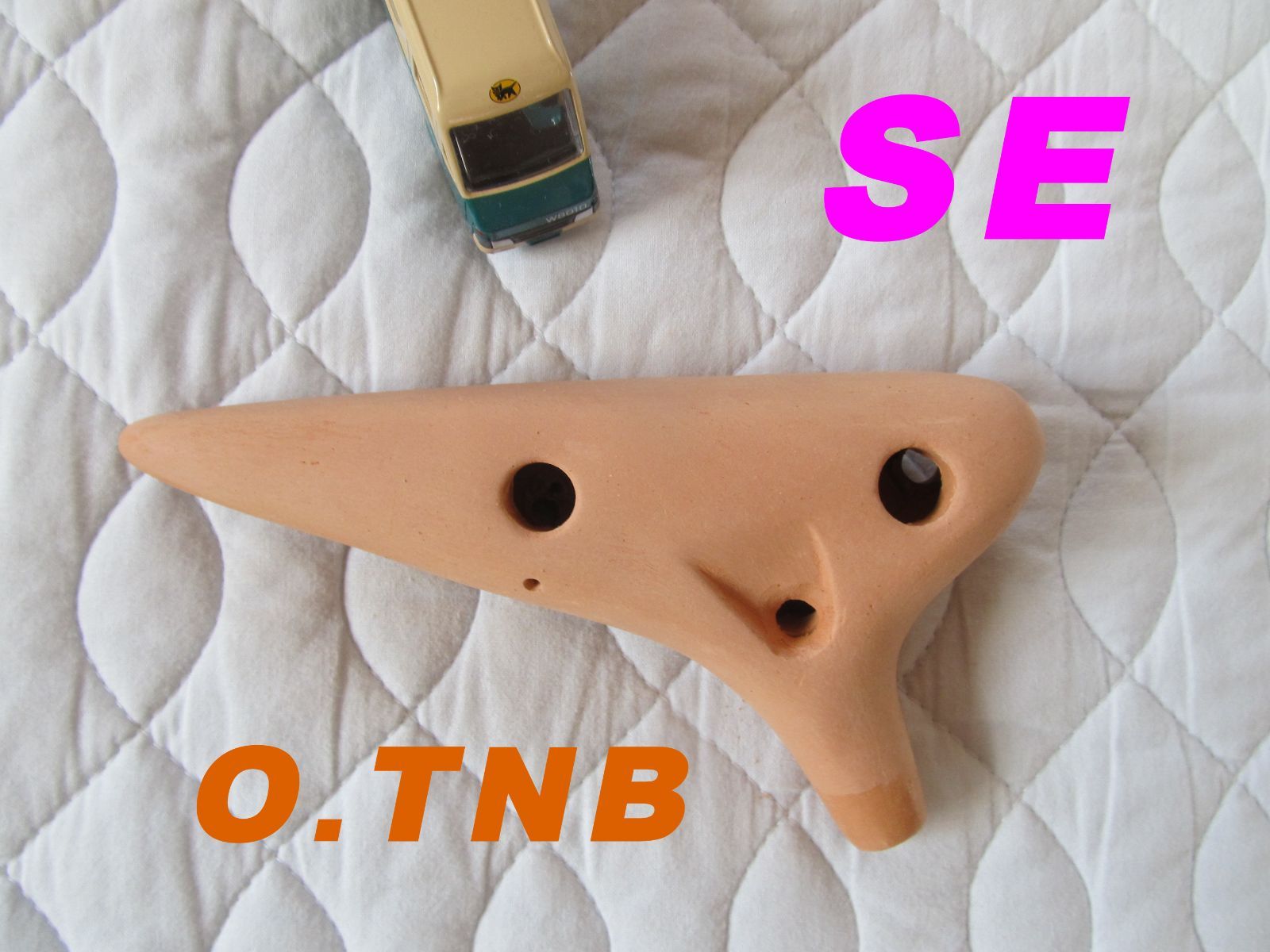 オカリナSE管 O.TNB◇手作り陶製◇桐谷健太「海の声」を吹こう