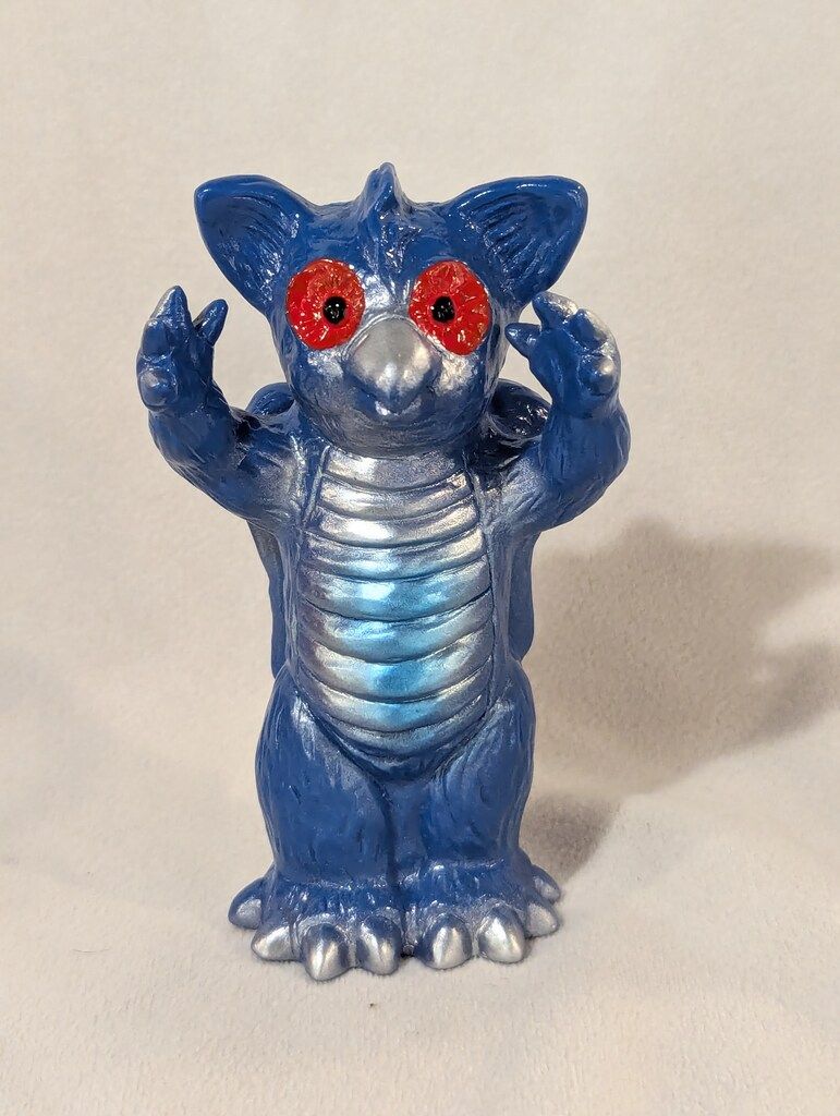 マルサン MARUMON ボンドラア 青成型 緑 銀塗装 黒赤目