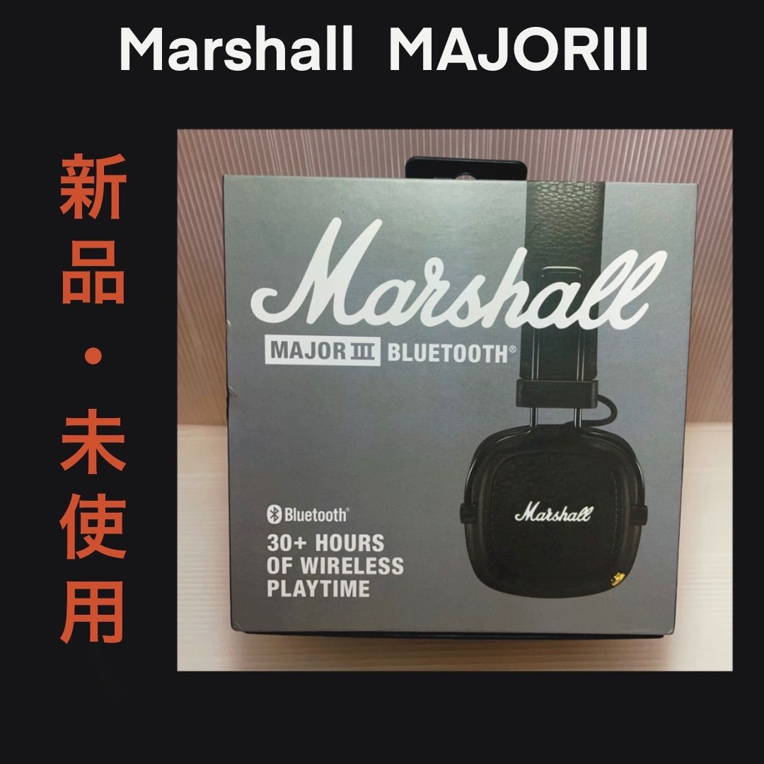 Marshall MAJOR III BLUETOOTH BLACK