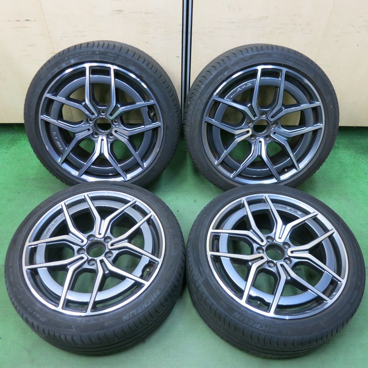 4本価格 22年 ベンツ Eクラス W213 純正 AMG 245|40R19 275|35R19 ミシュラン プライマシー3 19インチ PCD112|5H 5061308SYノ