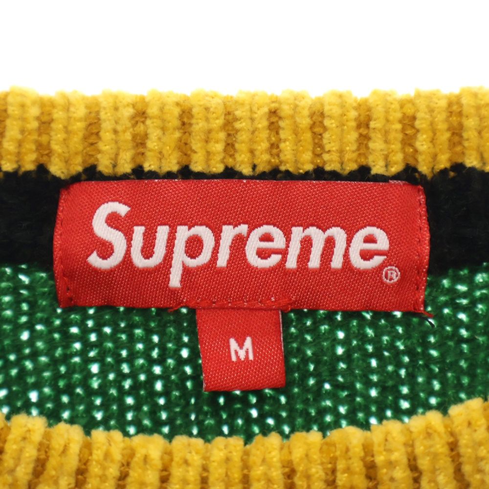 SUPREME (シュプリーム) 22AW Stripe Chenille Sweater ニットセーター  