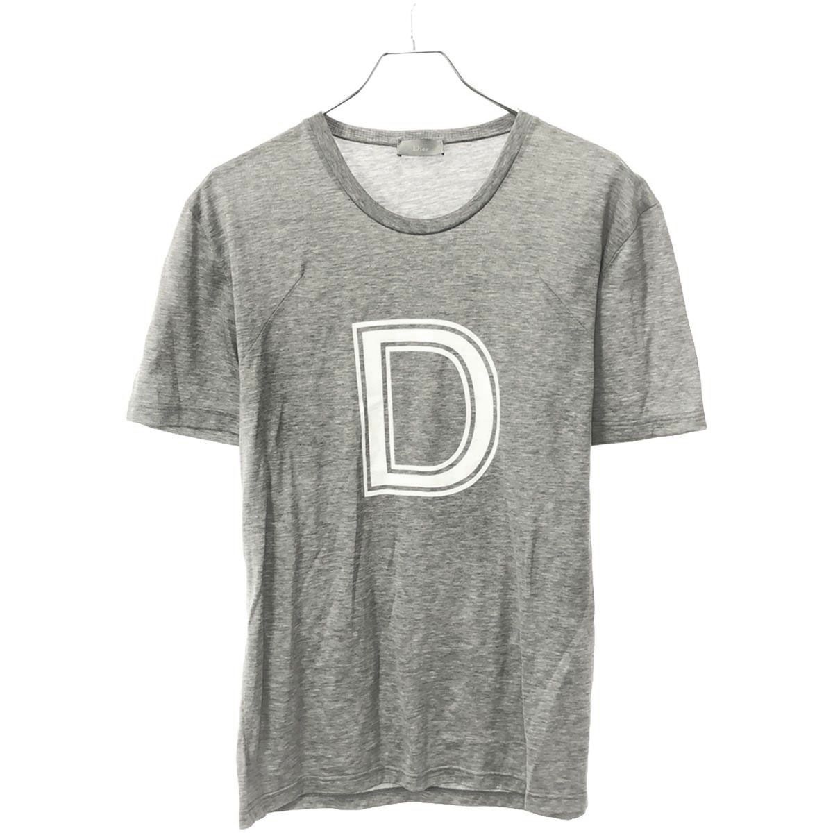 Dior HOMME ディオールオム 05SS DプリントTシャツ 5EH3063504 グレー 