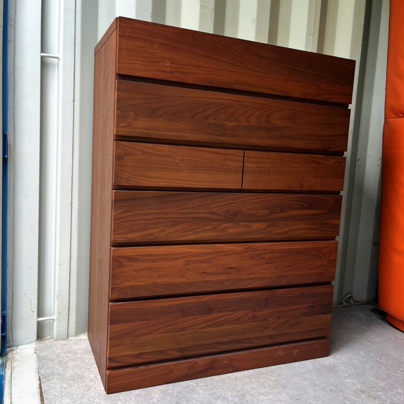 取付無料！大川家具 高野木工 レッチェ 北欧風天然木W105ハイチェスト✨ 取付無料！大川家具 高野木工 レッチェ 北欧風天然木W105