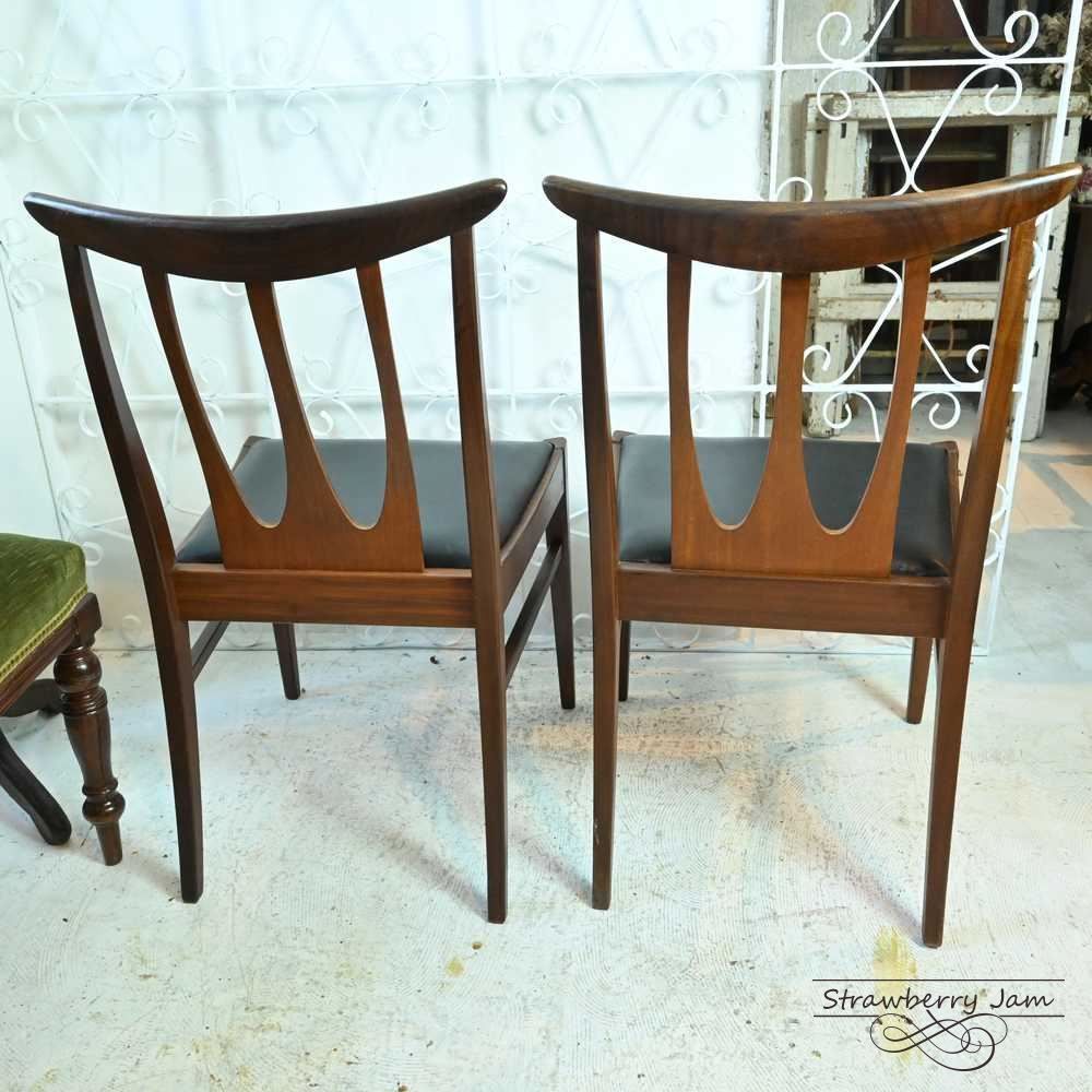 様 L3705-35 英国ヴィンテージ G-PLAN ダブルバックチェア 4