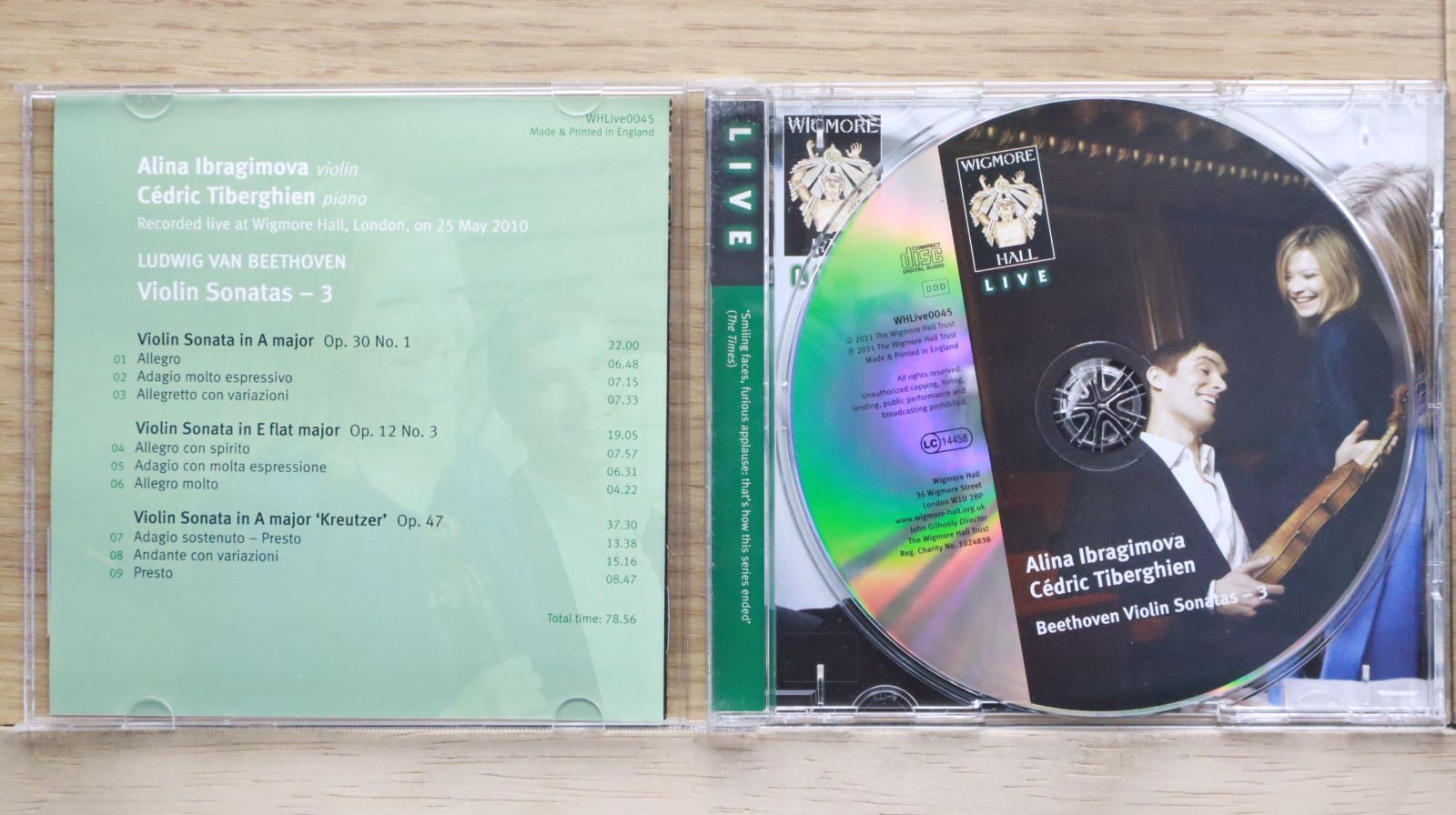 中古CD☆アリーナ・イブラギモヴァ＆セドリック・ティベルギアン