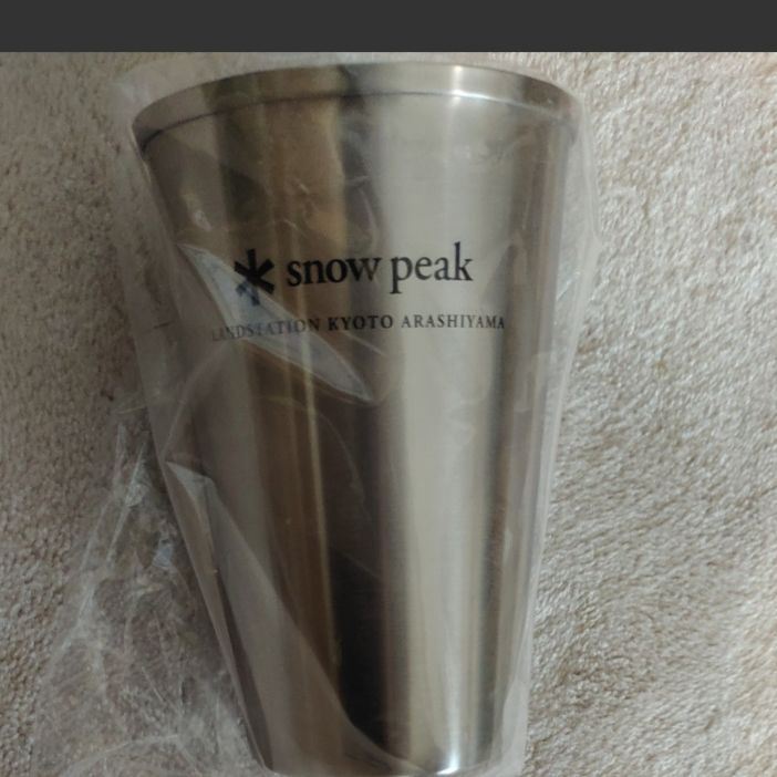 限定品】snowpeakスノーピークランドステーション嵐山限定ECOカップ 