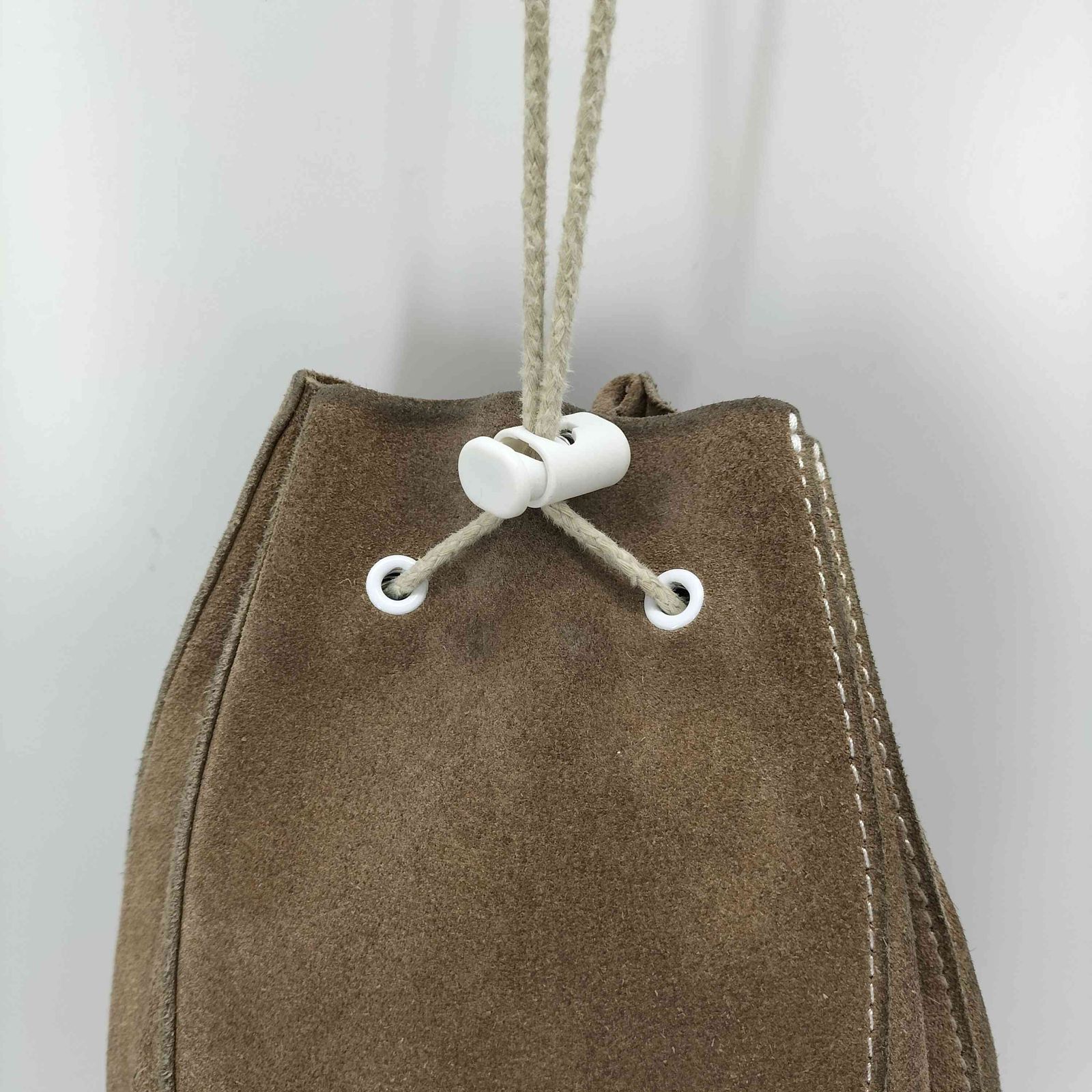 エンダースキーマ　スウェード巾着バッグ Hender Scheme - 【残りわずか】Kinchaku(BEIGE) | ACRMTSM