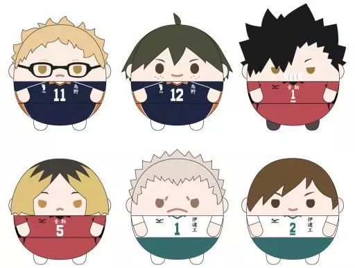 定番人気，セール 【中古】ぬいぐるみマスコット 全6種セット 「ハイキュー!! ふわコロりん2」 その他