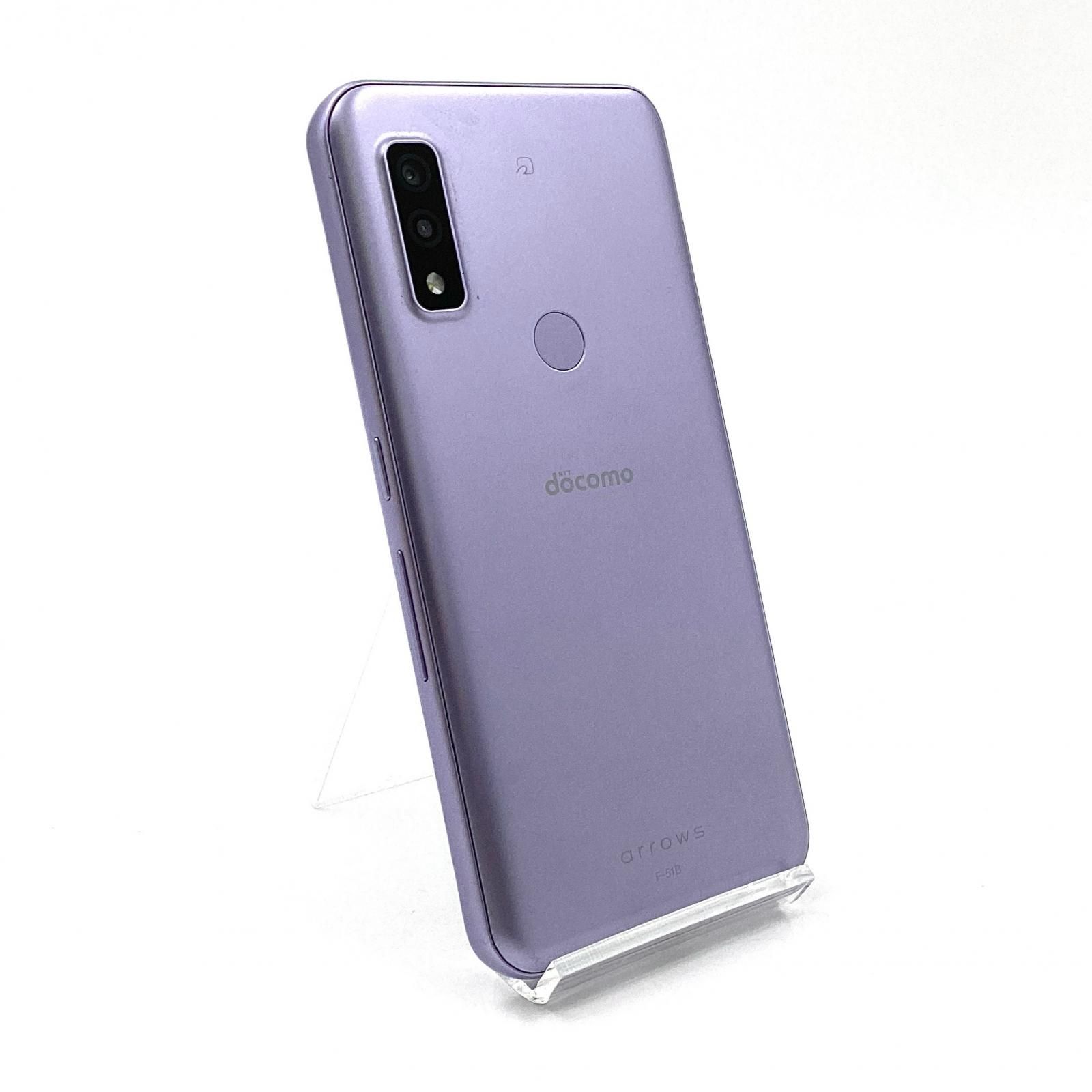 富士通 arrows We 64GB パープル docomo F-51B 白ロム 動作確認