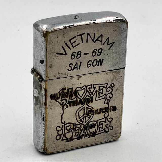 ジッポー ZIPPO ベトナムジッポー 1968年 LOVE＆PEACE 使えます ヴェトナムジッポー