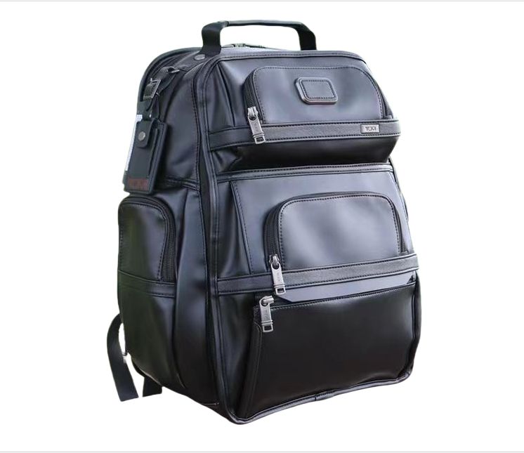 新品✨未使用 TUMI ALPHA3 レザー リュック ビジネスバッグ バックパック ブリーフパック アルファ3 9603578 本革 トゥミ ブラック メンズ ビジネスリュック おしゃれ 人気 通勤 通学 高級感