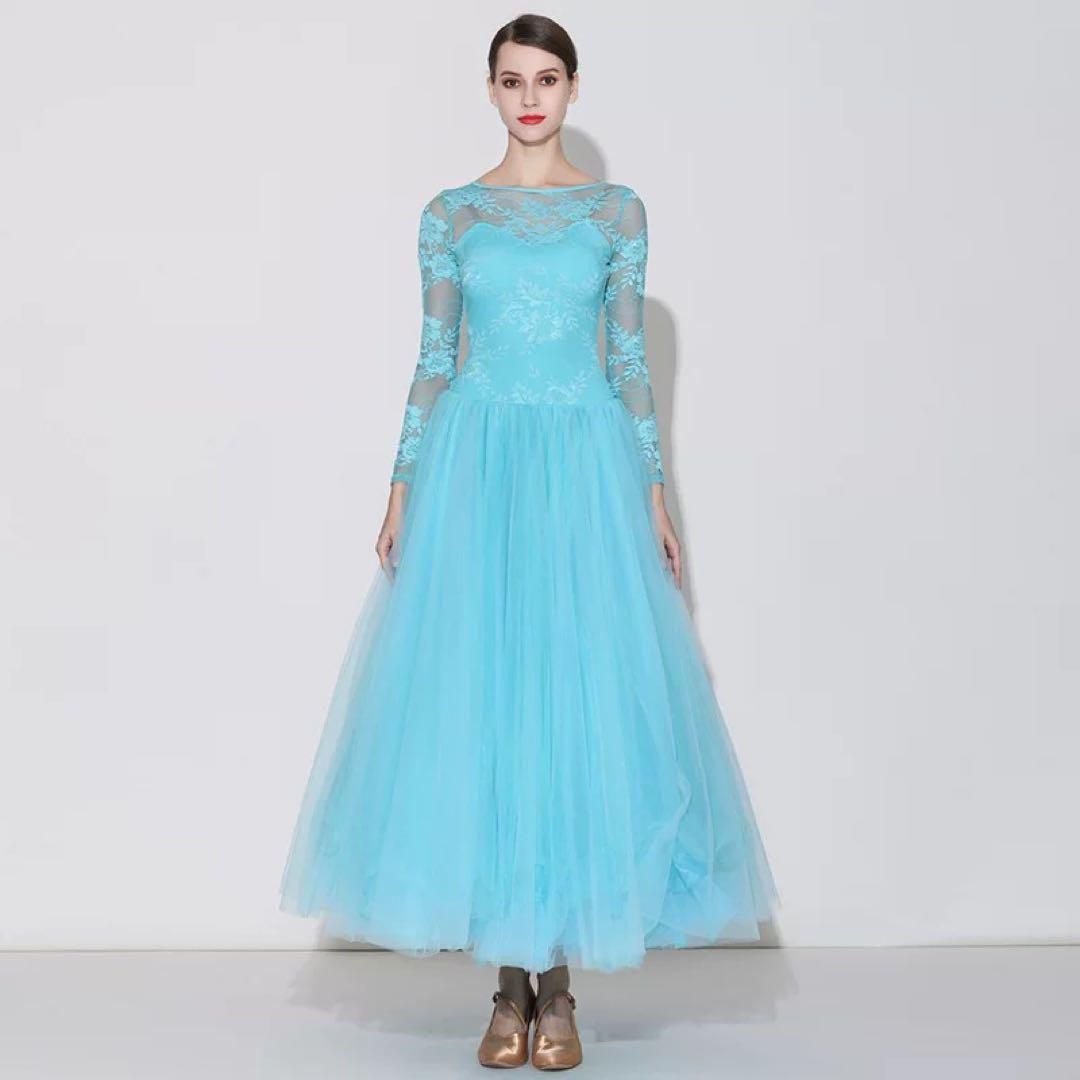 ♥ スタンダードドレス ダンス練習着 発表会|デモにも最適 パーティーにも WWW_OLIVIERBERNSTEIN_COM