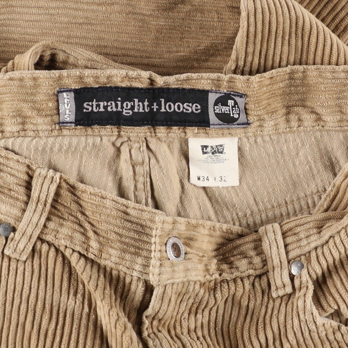 古着 90年代 リーバイス Levi's SILVER TAB シルバータブ STRAIGHT+