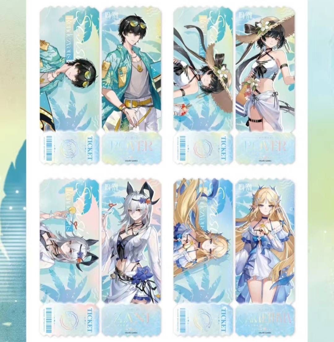 公式正規品 鳴潮 ChinaJoy ホロカード カルテジア ザンニー 男漂泊者