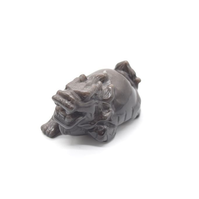 オブシディアン 置物 黒曜石 龍亀 2点ペア ロングイ 開運 魔除 インテリア 龍亀 ロングイ オブシディアン 天然石製置物 黒曜石 7cm B - メルカリ