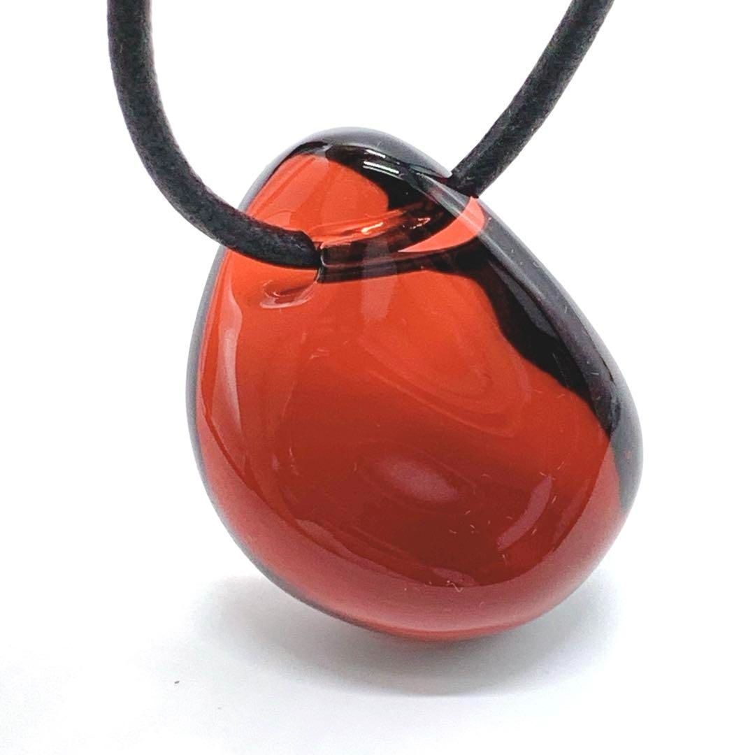 専用⭐︎バカラ　ガレ　ネックレス Baccarat バカラ ガレ ネックレス ペンダント レッド 赤 - メルカリ