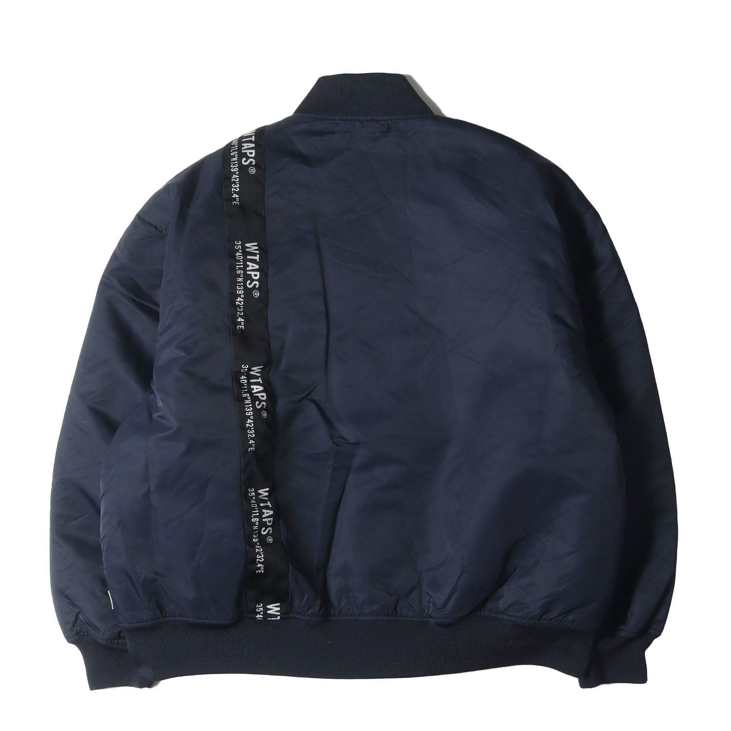 22aw WTAPS B-3レザージャケット ブラック サイズ02 未使用級】WTAPS ダブルタップス レザージャケット B-3ビッグ