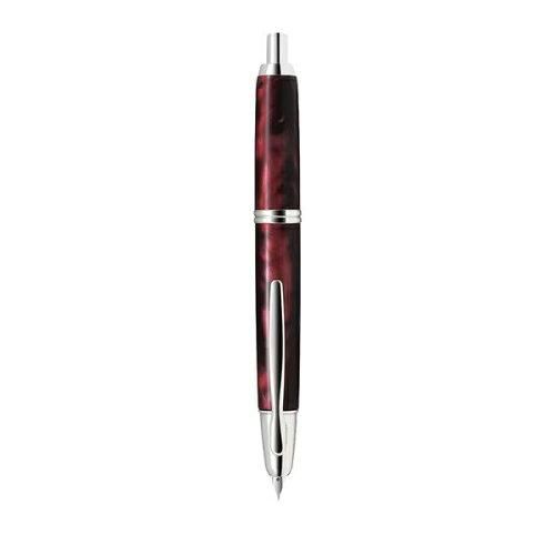 3営業日で発送 PILOT パイロット 万年筆 キャップレス SE マーブルレッド 細字 FCSE-3MR-MARF