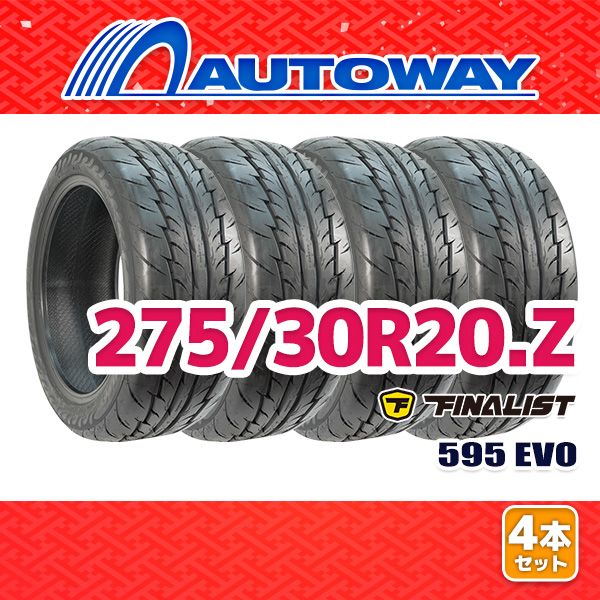 AUTOWAY 275|30R20 サマータイヤ FINALIST 595 EVO 20インチ 4本セット 夏タイヤ オートウェイ