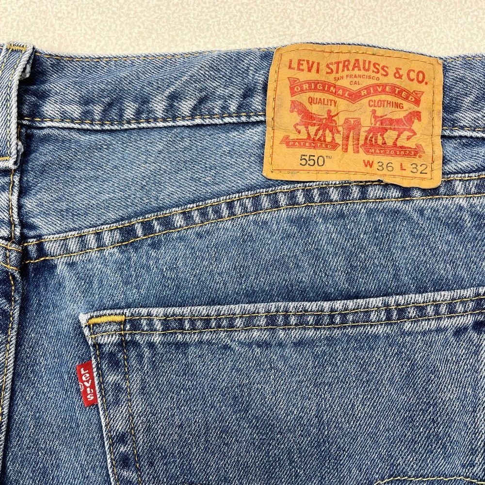 リーバイス Levi's 550 デニム パンツ テーパード 色落ち サイズ：W37