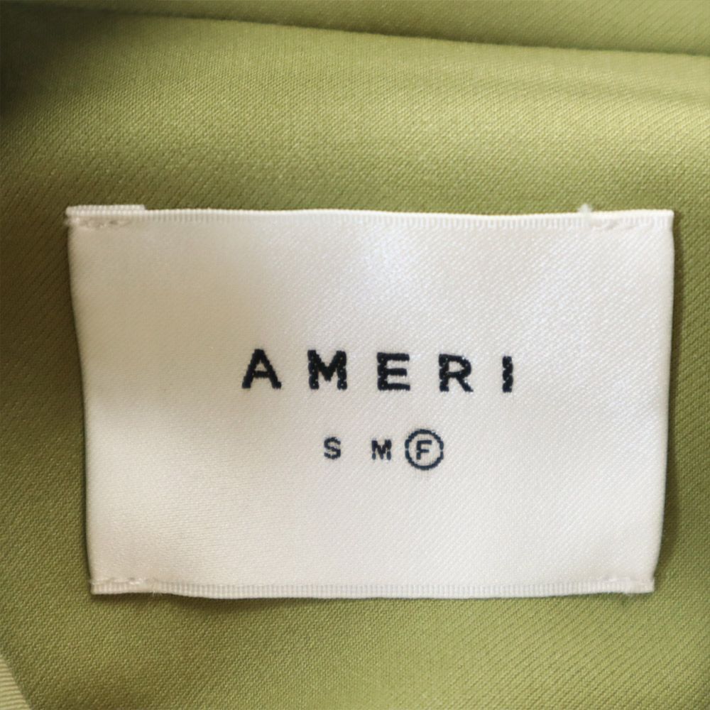 未使用 アメリ 長袖ブラウス付き テーラードジャケット F カーキ AMERI