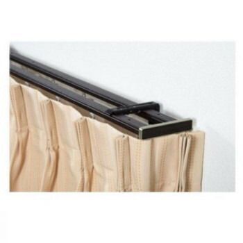 トップカバー付 カーテンレール グレンディアス 3MW ダークウッド I2255