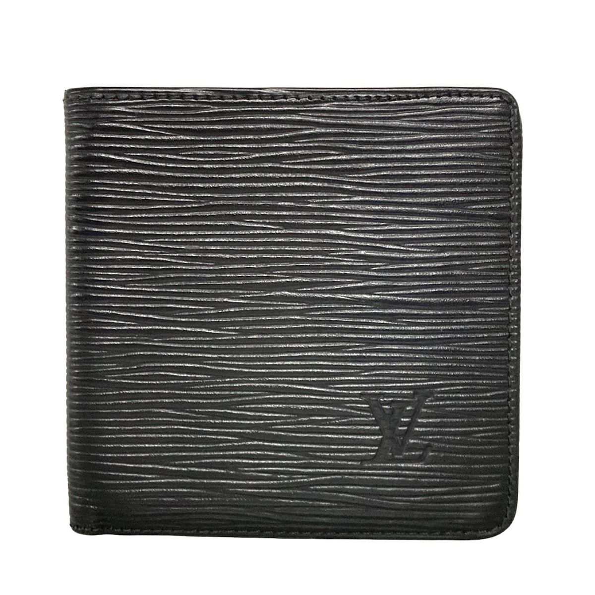 LOUIS VUITTON ルイヴィトン 札入れ エピ ポルト ビエ 6カルト クレディ M63312 ノワール マルティエ刻印 レザー
