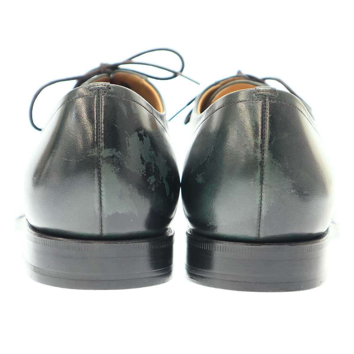 CALMANTHOLOGY カルマンソロジー A6534 BALMORAL CAP TOE レザーシューズ  グリーン UK8