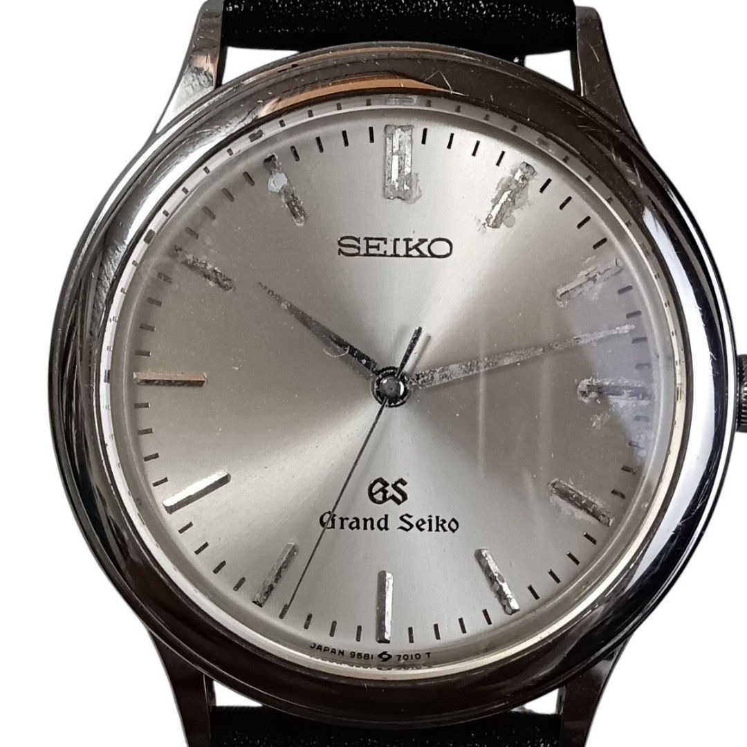 【稼働品】Grand Seiko 腕時計 9581-7000 シルバー文字盤 SEIKO SEIKO/セイコー グランドセイコー 9581-7000 腕時計 ステンレス