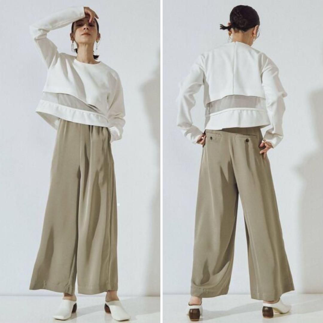 UN3D. 定価2.9万 リブコンビオールインワン 36 グレーベージュ