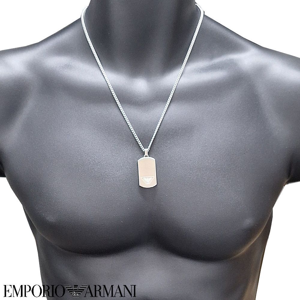 EMPORIO ARMANI エンポリオアルマーニ EGS3125040 ネックレス 新品】エンポリオアルマーニ ネックレス ペンダント メンズ