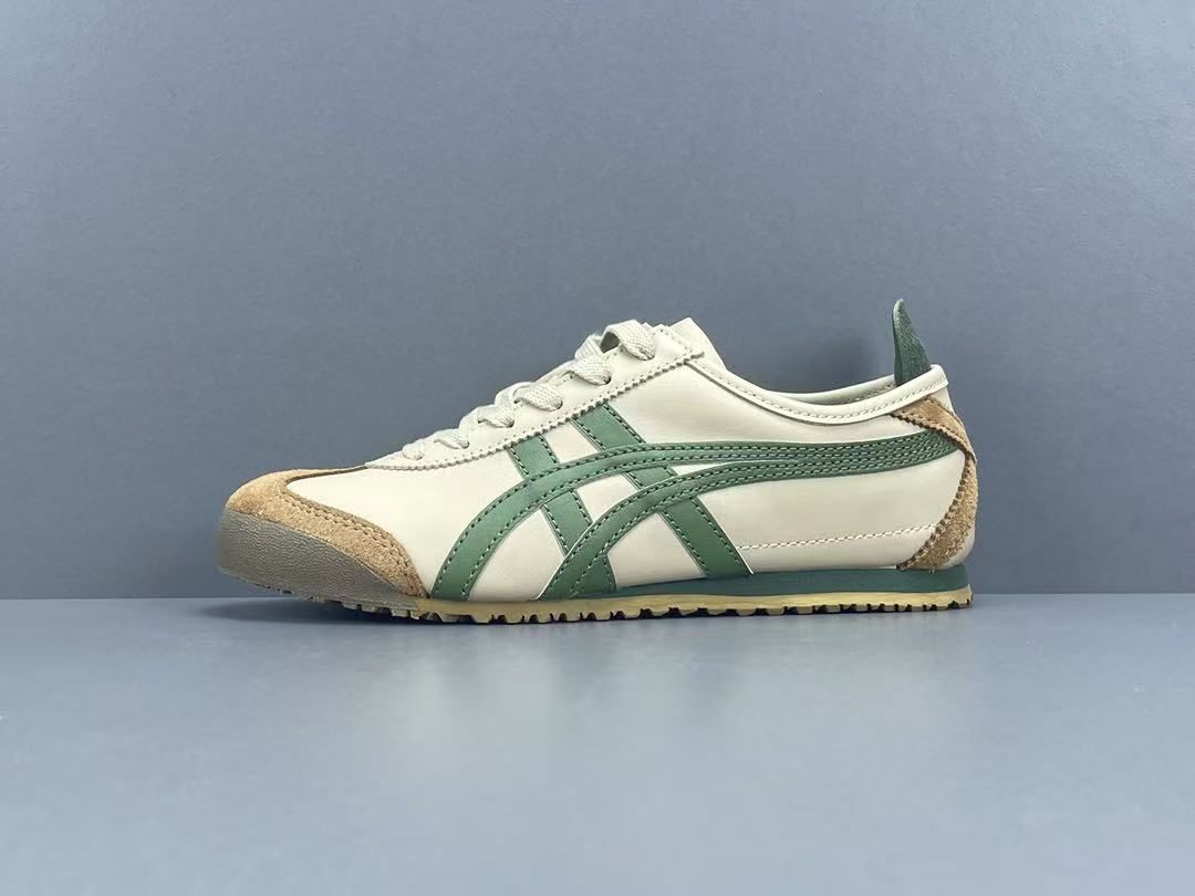 mexico 66 slip—on onitsuka tigerオニツカタイガーシューズ ブーツスニーカーイエロー 男女兼用