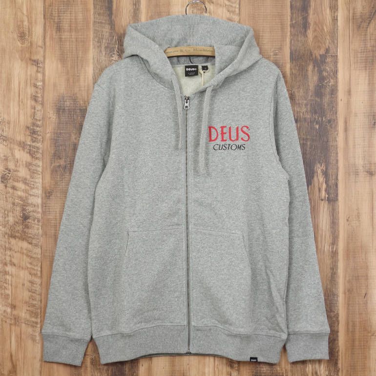 デウスエクスマキナ ジップアップパーカー メンズ Deus Ex Machina CHINCHILLA HOODIE